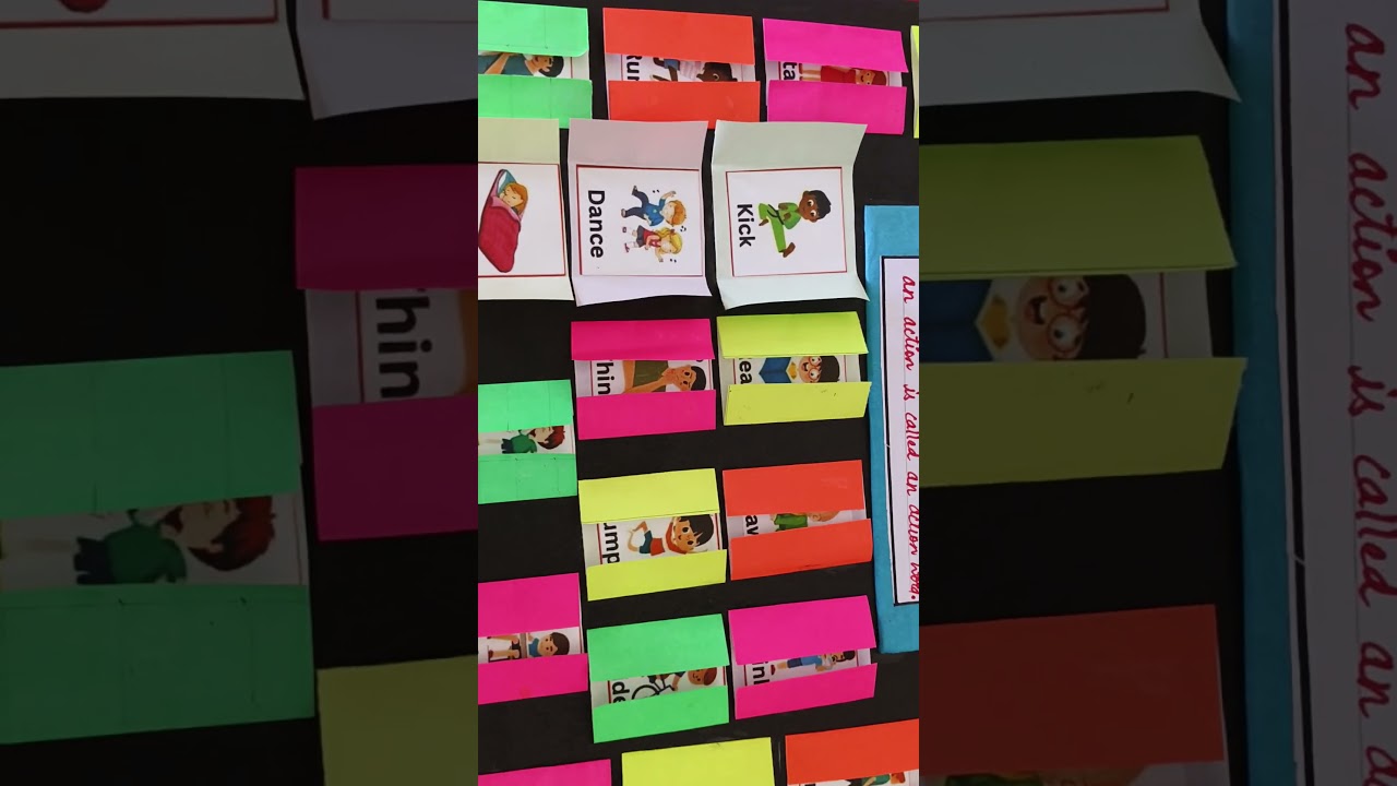 TLM for teaching verb (action / doing words)