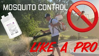 Mosquito Control LIKE A PRO | How to kill mosquitoes around your HOME and Property I Do it YOURSELF