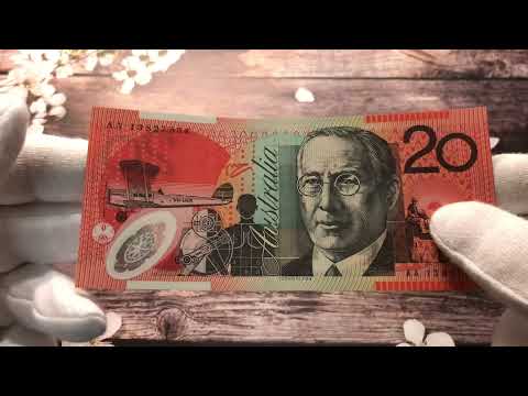 Australia 20 dollar polymer banknote
