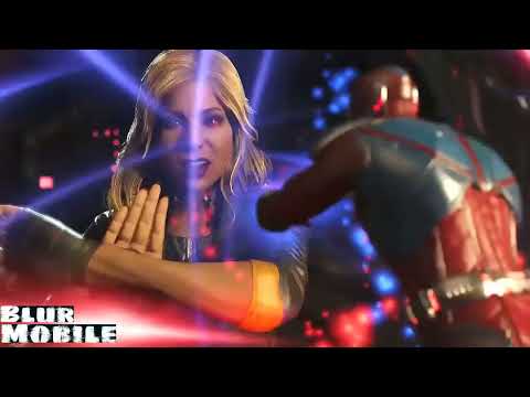 Injustice 2 - All Black Canary Vs Atom Intros And Interactions