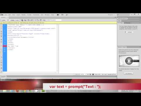 Javascript Tutorials 5 User Input Prompt