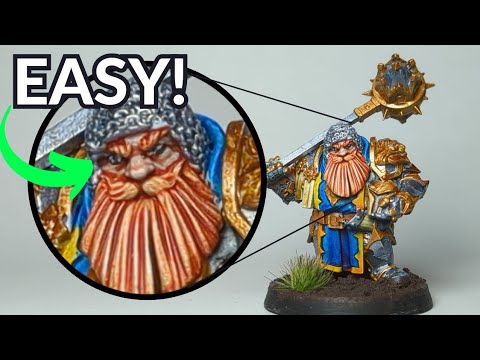 EASY Way to Paint Miniature Eyes!