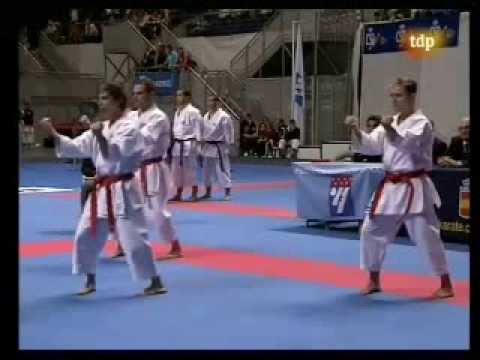 European Championship Karate for Regions - Final Male Team Kata - Suparimpei