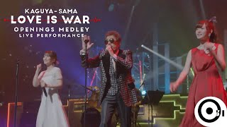 [LIVE] Kaguya-sama: Love Is War Openings Medley | Masayuki Suzuki ft. Suu, Airi Suzuki &amp; Aoi Koga