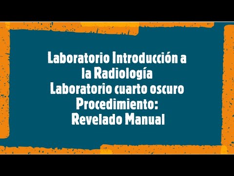 Laboratorio introducción a la radiología, Cuarto oscuro.