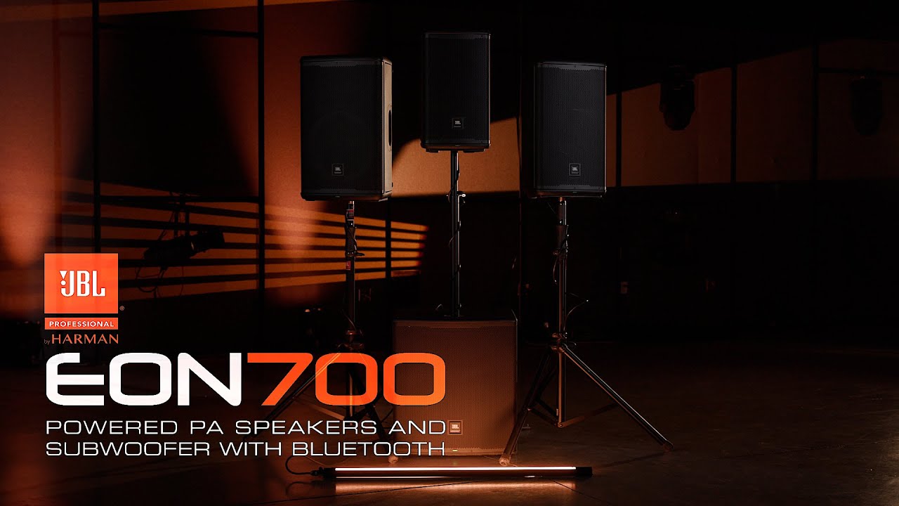 JBL Pro EON700 Powered PA Loudspeakers: Quick Look - YouTube
