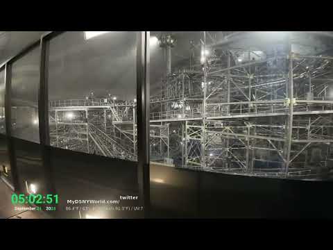 Space Mountain Lights On (from People Mover)