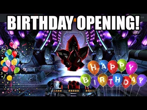 ONE LAST BLADE 5 STAR CRYSTAL OPENING FOR MY BIRTHDAY! (MCOC)