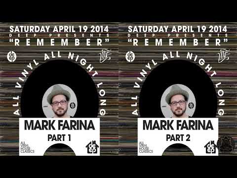 Mark Farina @ DEEP 'Remember', King King- Los Angeles, CA- April 19, 2014 *vinyl set