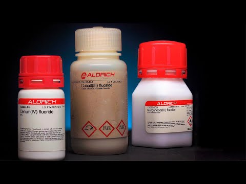 FLUORINE from Higher Metal Fluorides: CoF3, MnF3, CeF4