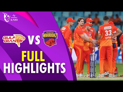 Full Highlights | Gulf Giants vs Sharjah Warriorz | Match 10 | DP World ILT20 | M3Y1U