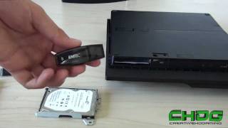 PS3 Festplatte (HDD) Ausbauen / Austauschen (Slim & Fat)