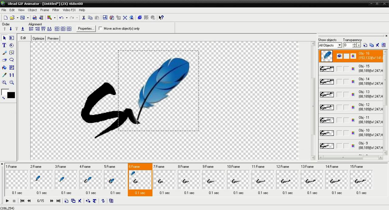 Ulead gif animator tutorial 9 - By Suman Gawde