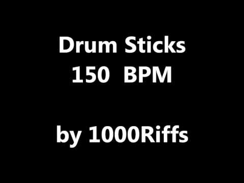 Drum Stick Metronome : 150 BPM - Beats Per Minute