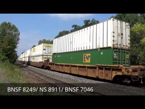 BNSF 8249/NS 8911/BNSF 7046:  Piscataway, NJ - NS Lehigh Line MP 29