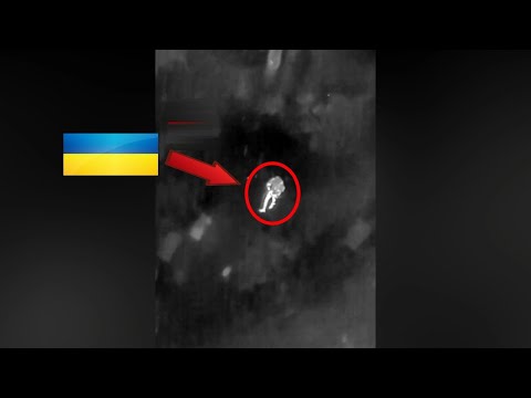 Russian group "Sparta" drops bombs on Ukrainian soldiers from a drone.