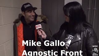 AGNOSTIC FRONT - Mike Gallo - Interview &amp; Live Footage - NYHC - MPRV News