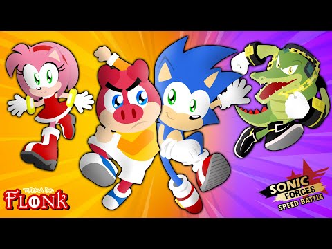 Flonk em Sonic Forces - Speed Battle - Jogo de Corrida - Turma Mirim