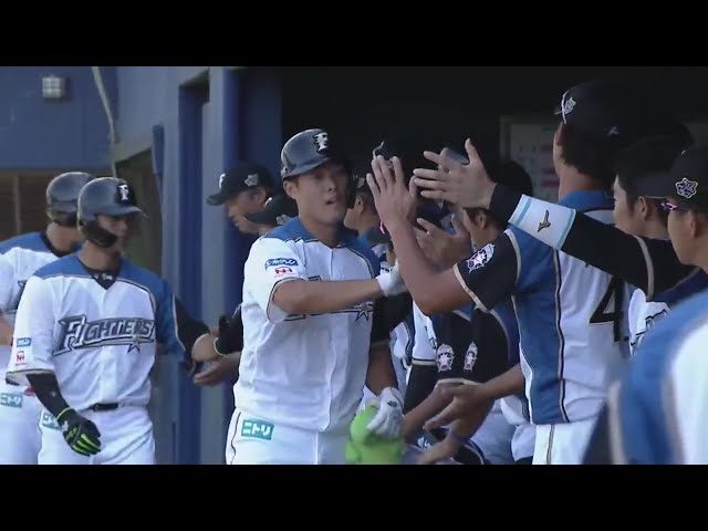 【ファーム】 左中間への一発!! ファイターズ・髙濱の先制3ランホームラン!! 2019/9/17 F-S(ファーム)