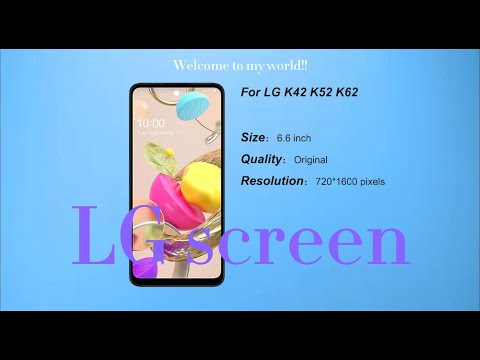 Original LG K42 K52 K62 LCD Display Touch Screen Digitizer Assembly Replacement LG K420 K525 K520