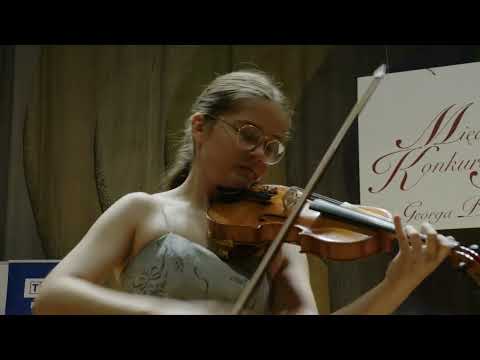 Ist prize, Zoja Syguda, 20th International G. Ph. Telemann Violin Competition,  Poznań, Poland