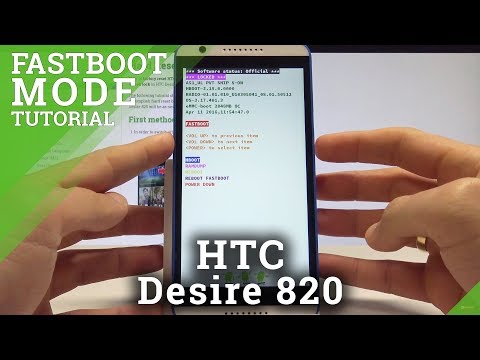 How to Enter Fastboot Mode in HTC Desire 820 - HTC Fastboot Instructions