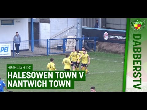 HIGHLIGHTS: Halesowen Town 0-1 Nantwich Town