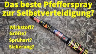 Das beste Pfefferspray zur Selbstverteidigung? Worauf sollte man achten?