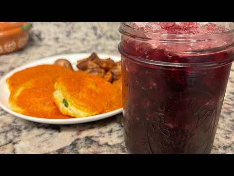 Meatless Mexican Summer Dinner || Zucchuni, Tomatoes, Potatoes & Roselle Hibiscus Tea