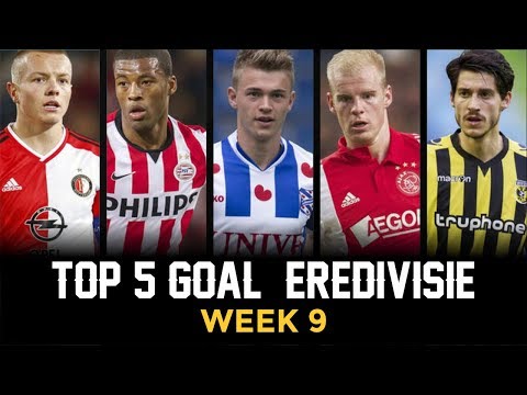 TOP 5 GOALS EREDIVISIE WEEK 9