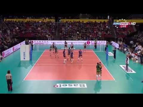 Volleyball. Volero Zurich - Partizan Vizura, Friendly Tournament in Basel