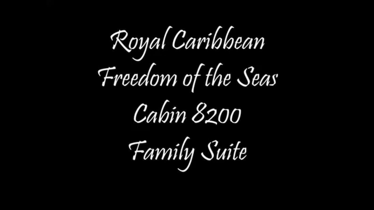 Freedom of the Seas - Cabin 8200 - Video 2