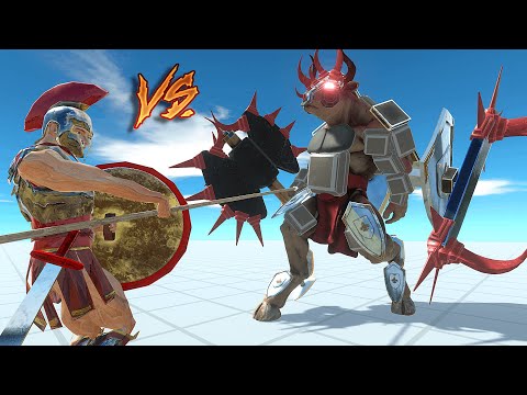 ⚡ Minotaur Warrior VS Every Unit - 🦖 Animal Revolt Battle Simulator 🦕