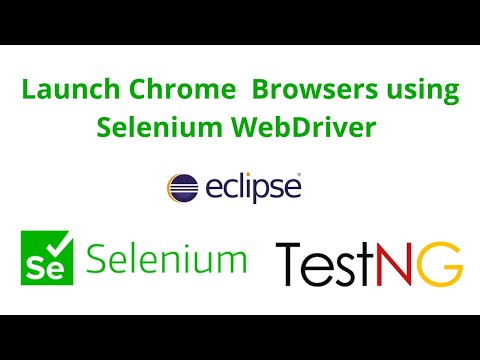 Launching Chrome Browser Using Selenium With Java