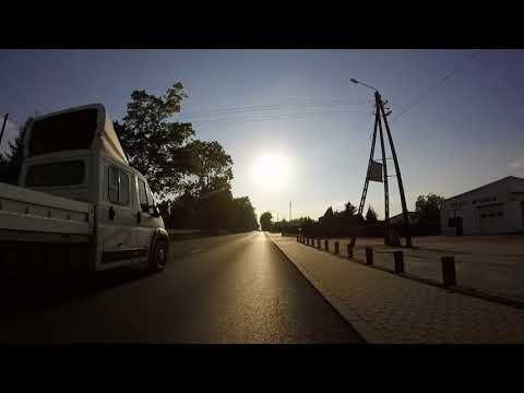 Brzeziny - wyjazd po DK 72.