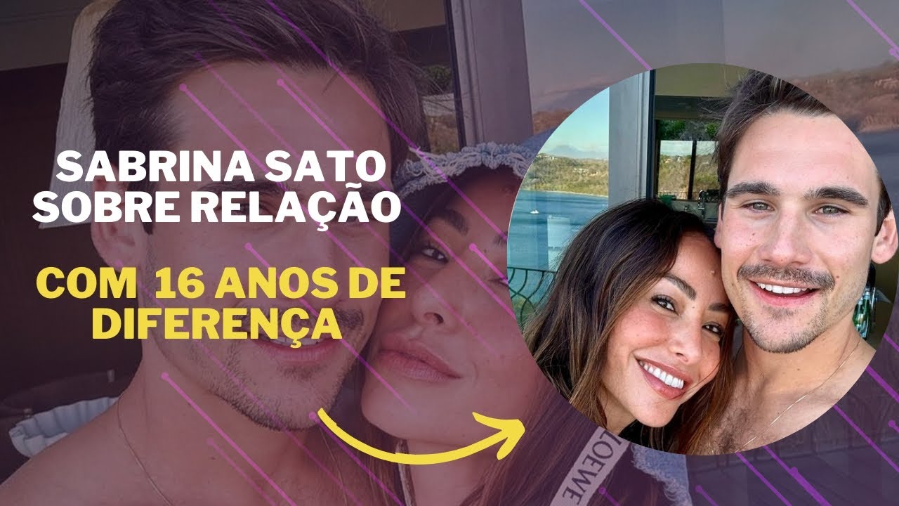 Sabrina Sato comenta diferença de idade com Nicolas Prattes