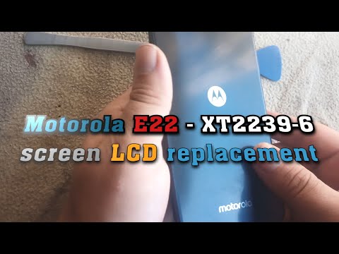 Motorola E22/E22i | XT2239 - screen LCD replecement; HOME Method.