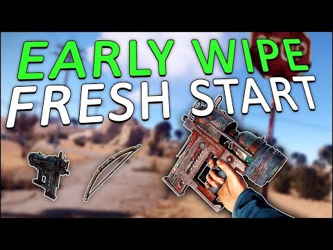 STARTING my FIRST WIPE of the NEW YEAR! - Rust Solo #1
