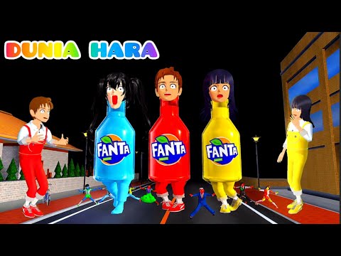 Yuta Panik Zombie Anomali Virus Warna Warni di Kota Sakura 😱 | Dunia Hara Sakura