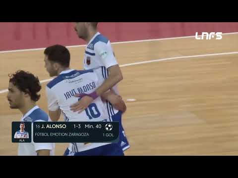 Gol Javi Alonso (1-3) Fútbol Emotion Zaragoza - Jaén Paraiso Interior. J20, 1Div. LNFS