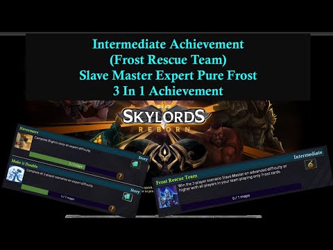 Battleforge/Skylords Reborn Slavemaster Expert Solo,Pure Frost [My Intermediate Achievement Journey]