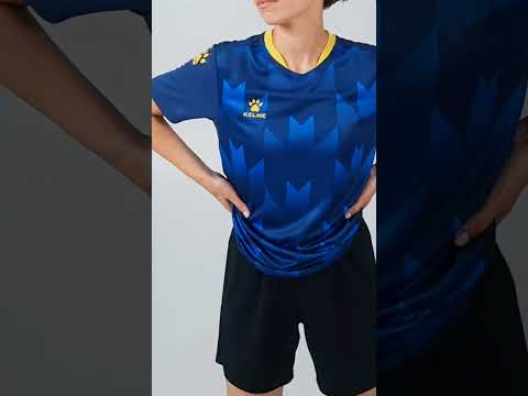 Миниатюра изображения товара Футбольная форма Kelme Short-Sleeved Football Suit / 8251ZB1003-416 (S, темно-синий/черный)