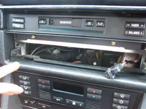 comment demonter autoradio bmw e39