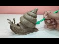 Snail Making How To Make A Snail With Clay Clay Snail Making Snail