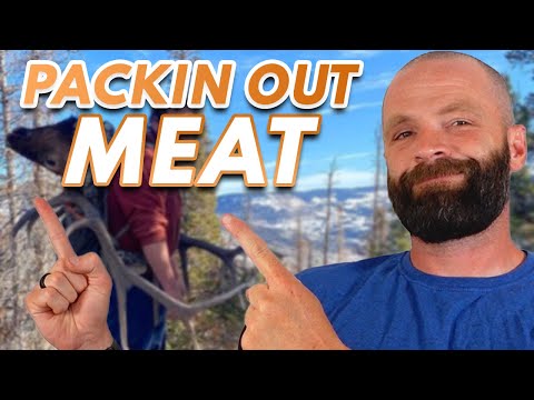 Backpacking Out MEAT and EXTREME WEIGHT - Guide Proven Techniques