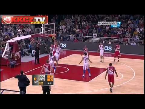 KK Igokea : Crvena zvezda Telekom 52:72 | Marjanović poeni [ABA League 2. kolo | 9.10.2013]