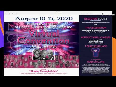 NCGCC Virtual Convention 2020 - Live Stream