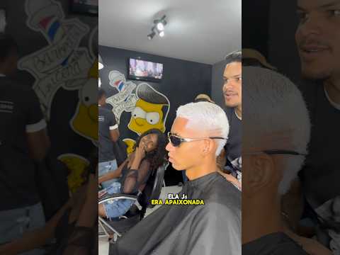 GIRLFRIEND FORBID HIM TO MAKE IT SNOW🥶🚫❄️ #hair #barbershop #barbershop #snowed