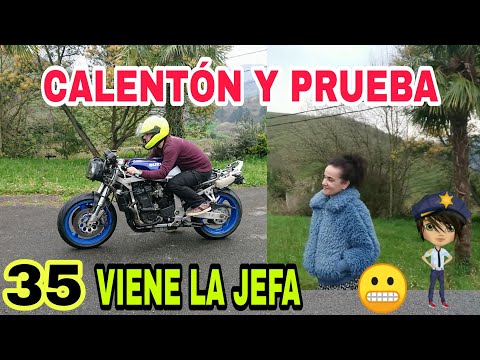 35 Prueba con la Jefa👮‍♀️ Arrancar, calentar a tope, electroventilador y leña por carretera!!!🚀🔥💥