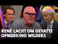 René lacht om gevatte opmerking Wilders tegen Baudet: ‘Die is leuk!’ | VANDAAG INSIDE